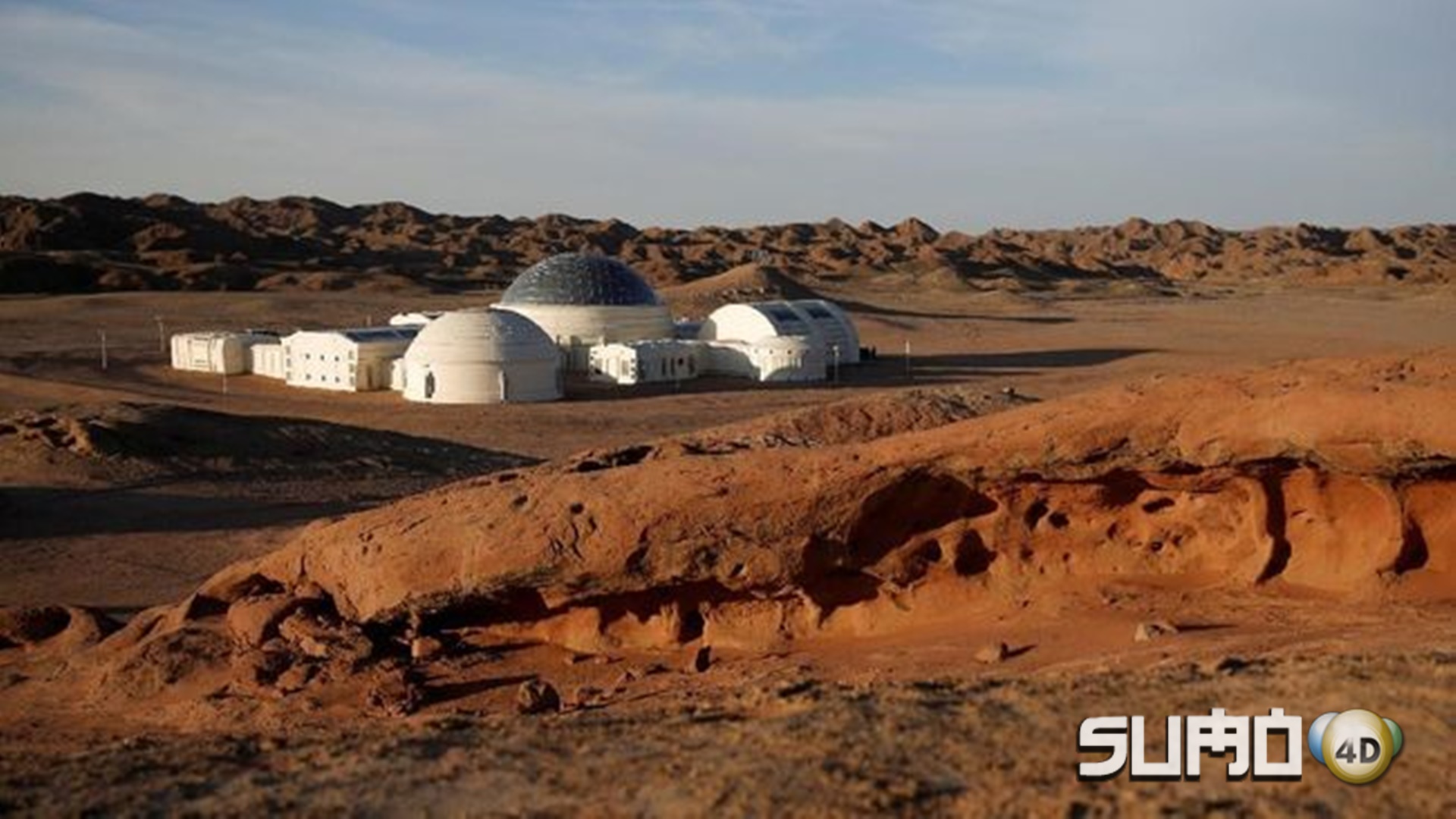 China PamChina Pamerkan Rumah Koloni Mars di Gurun Gobierkan Rumah Koloni Mars di Gurun Gobi
