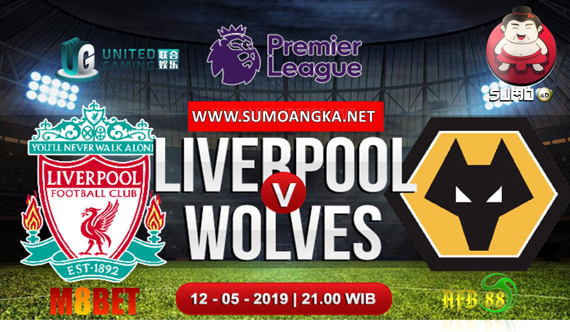 PREDIKSI LIVERPOOL VS WOLVERHAMPTON WANDERERS 12 MEI 2019