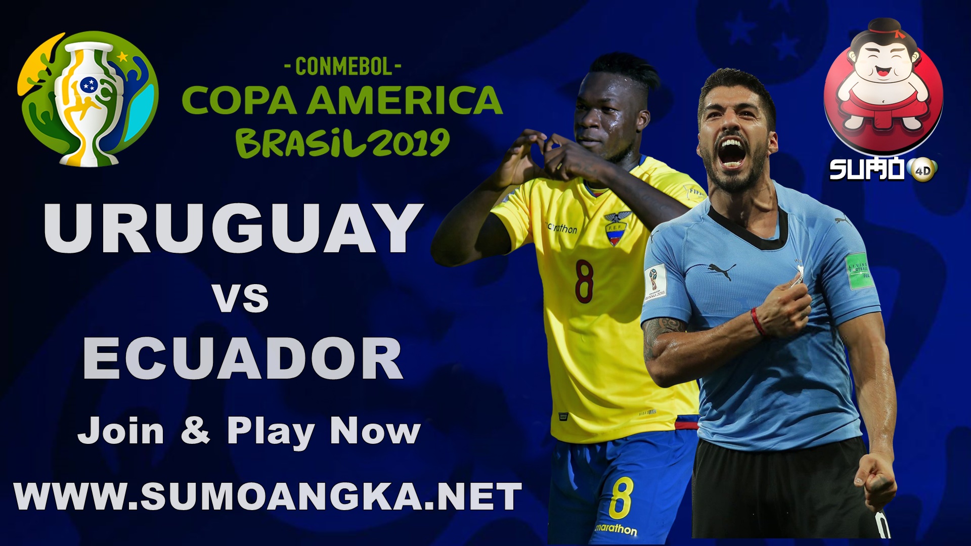 Uruguay VS Ecuador Copa America 17 Juni 2019
