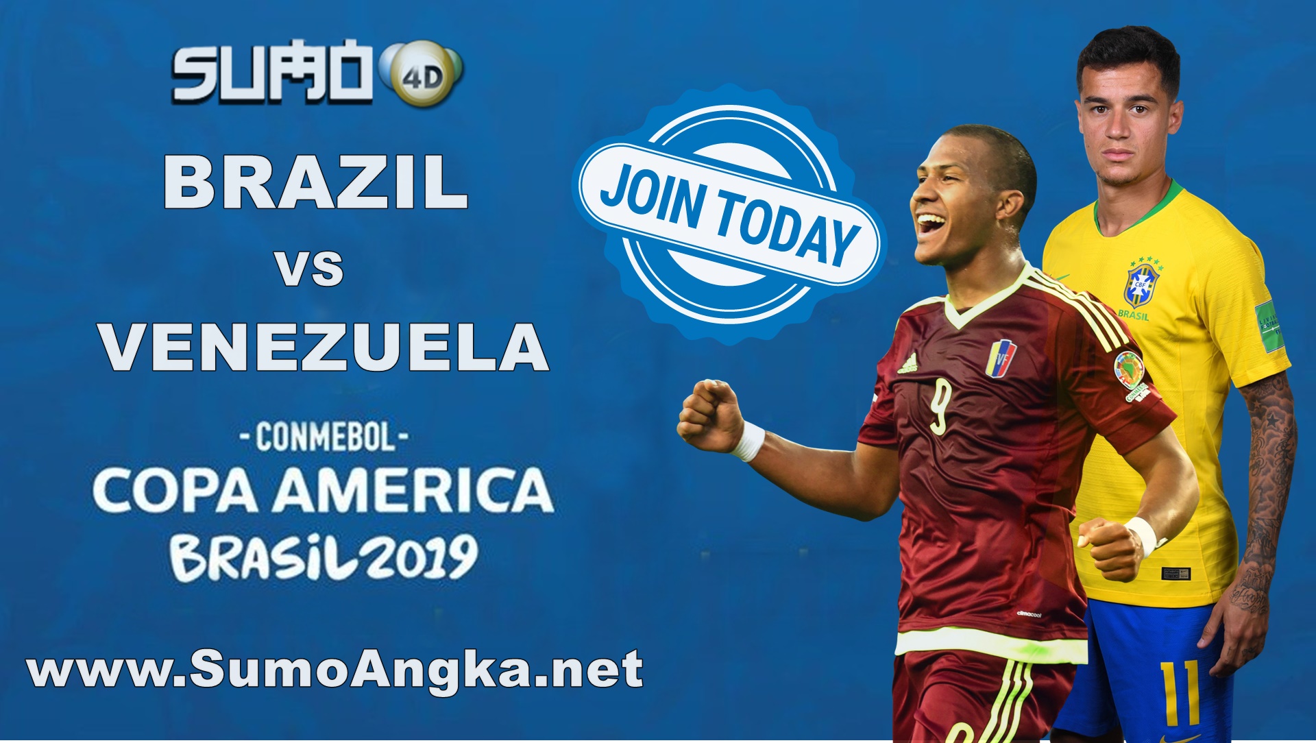 Brasil vs Venezuela 19 Juni 2019 Copa America