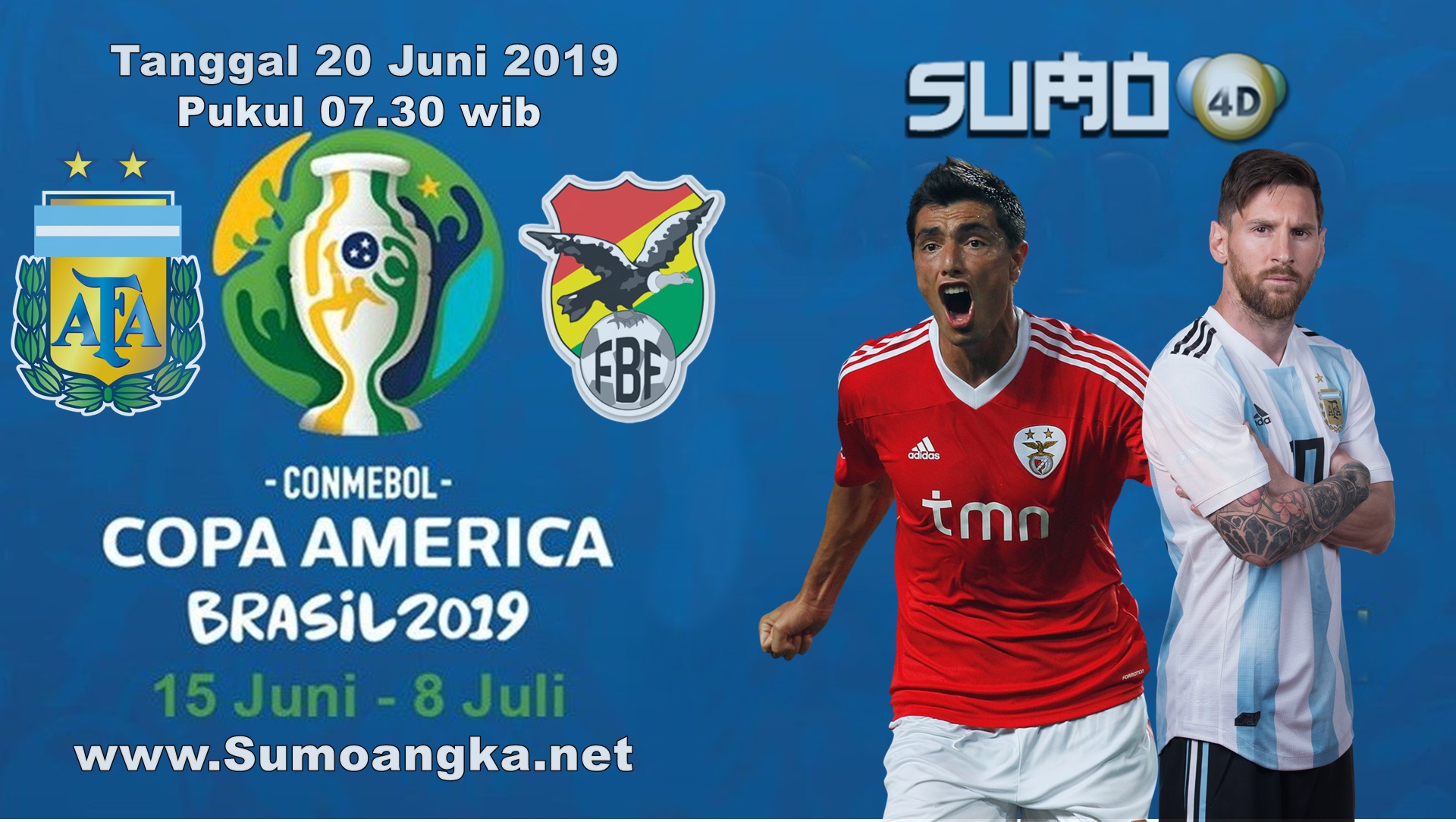Argentina vs Paraguay 20 Juni 2019 Copa America