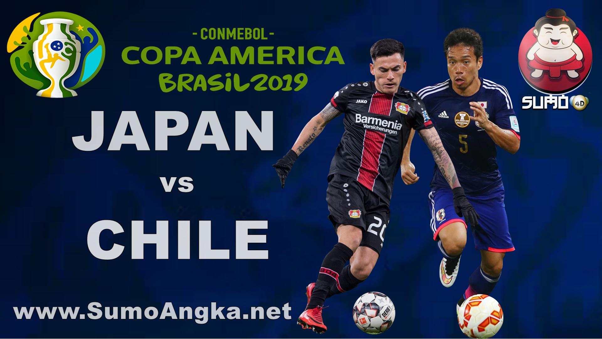 Japan vs Chile 18 Juni 2019 Copa America