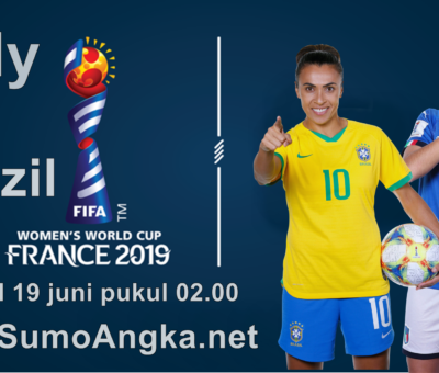 Italia vs Brasil 19 juni 2019 Women World Cup