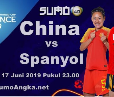 China vs Spanyol 17 Juni 2019 Women World Cup