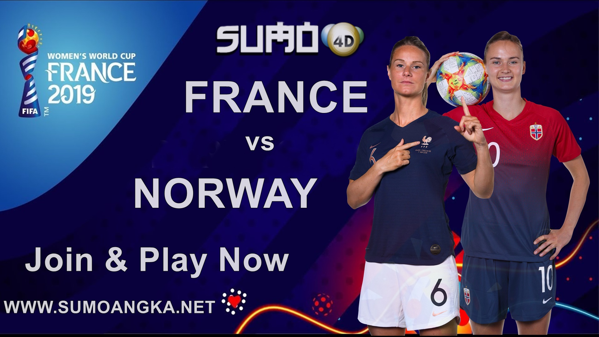 France Vs Norway 12 juni 2019 Women World Cup