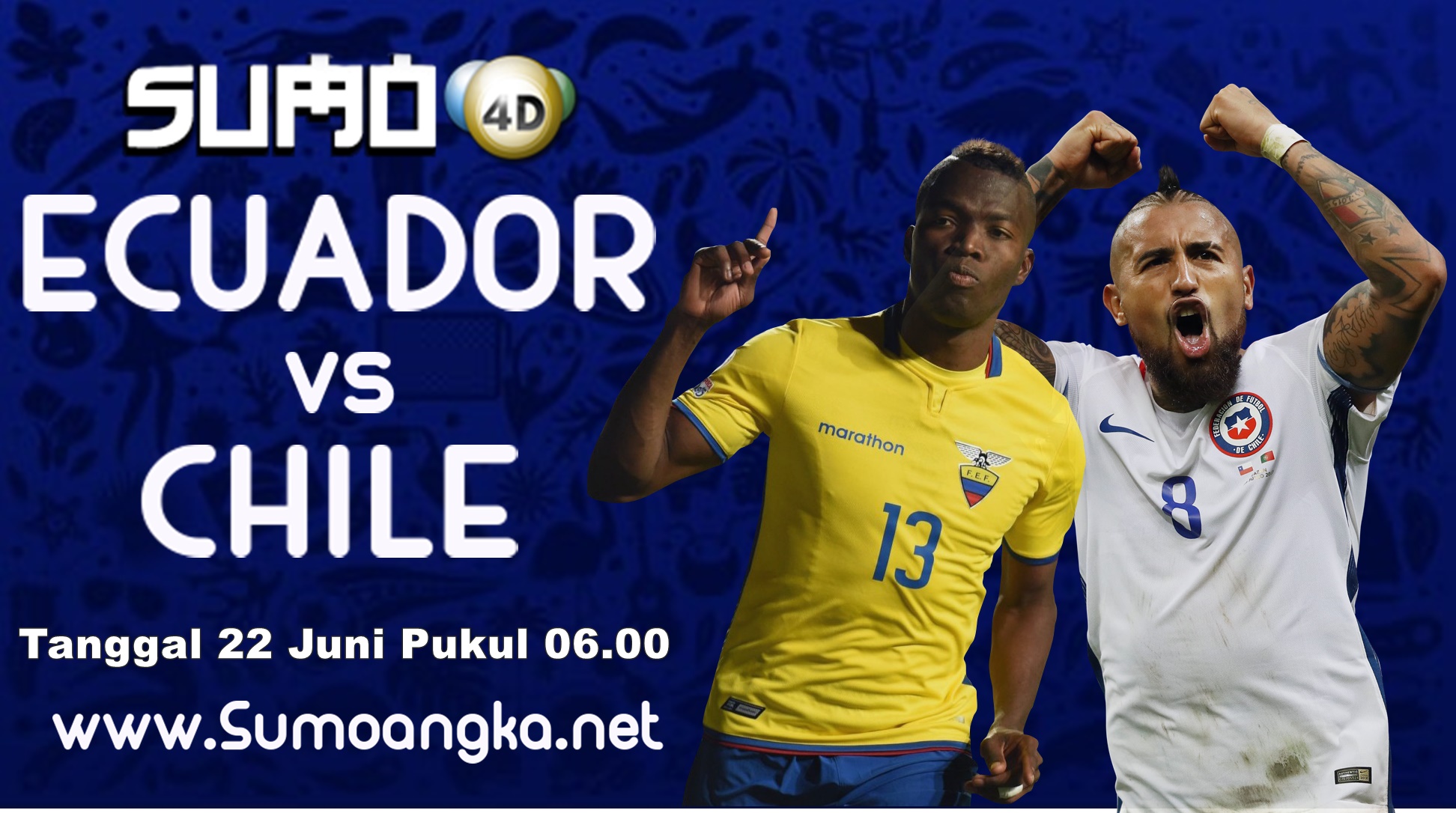 Ekuador vs Chile 22 Juni 2019 Copa America Cup