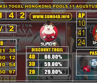 PREDIKSI TOGEL HONGKONG POOLS 11 AGUSTUS 2019