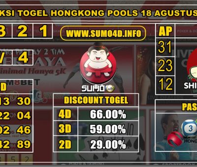 PREDIKSI TOGEL HONGKONG POOLS 18 AGUSTUS 2019