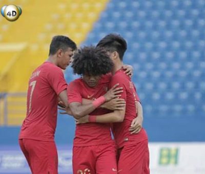 Striker timnas Indonesia U-18 Bagus Kahfi