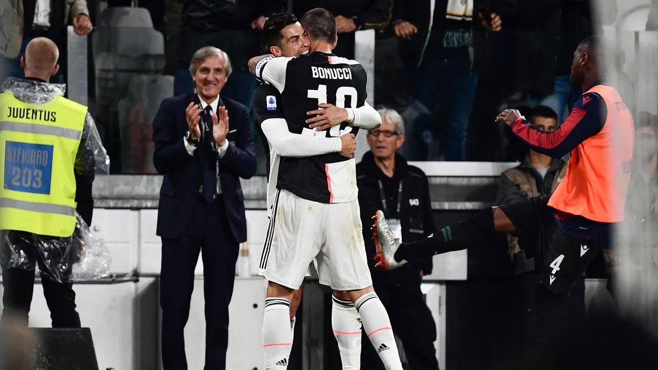 Cristiano Ronaldo Tambah Pundi Gol, Juventus Atasi Perlawanan Bologna