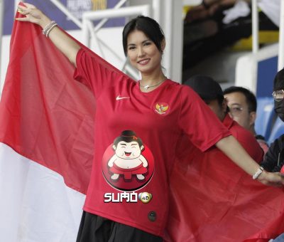 Maria Ozawa Dukung Timnas Indonesia U-22 Saat Hadapi Thailand