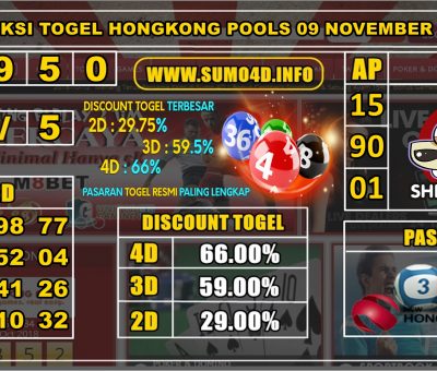 PREDIKSI TOGEL HONGKONG POOLS 09 NOVEMBER 2019