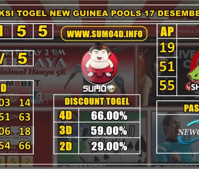 PREDIKSI TOGEL NEW GUINEA POOLS 17 DESEMBER 2019