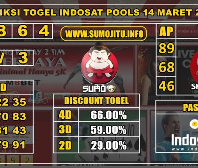 PREDIKSI TOGEL INDOSAT POOLS 14 MARET 2020