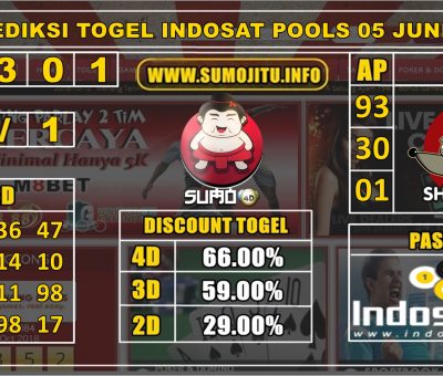 PREDIKSI TOGEL INDOSAT POOLS 05 JUNI 2020