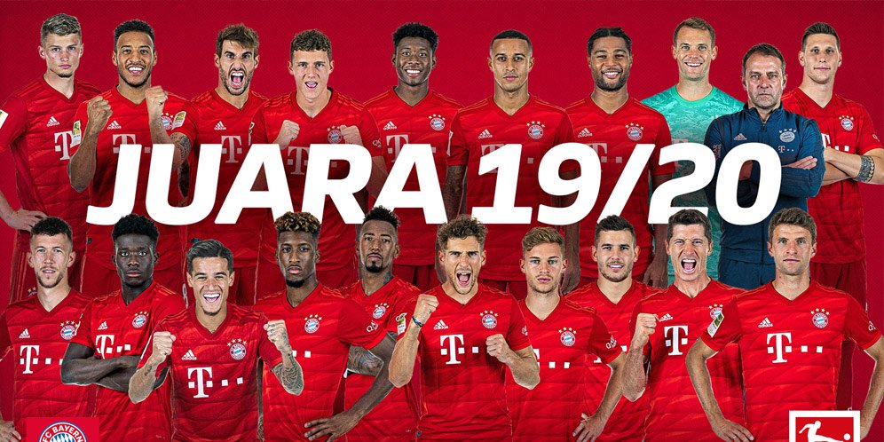 Bayern Munchen Juara Bundesliga 2019-20