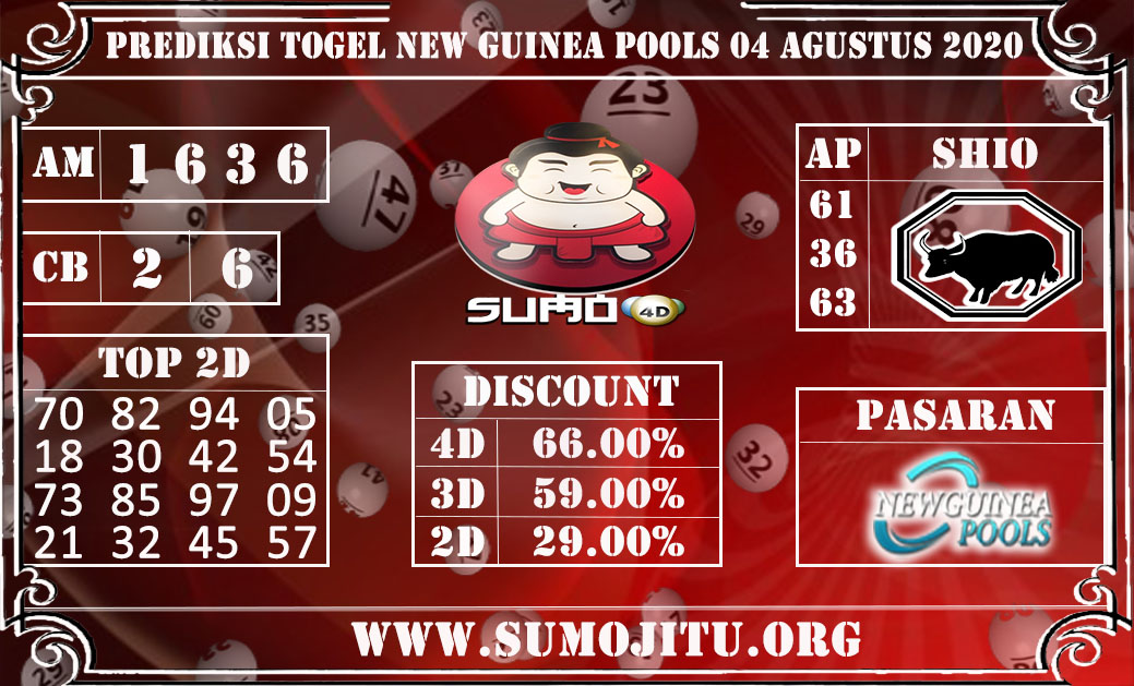 PREDIKSI TOGEL NEW GUINEA POOLS 04 AGUSTUS 2020