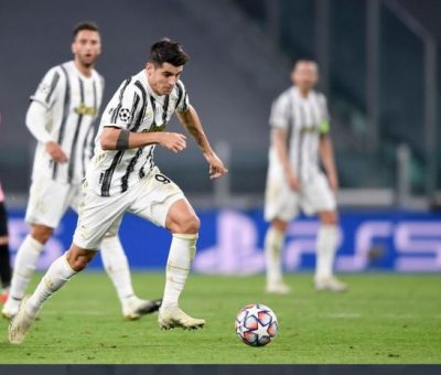 Penyerang Juventus Alvaro Morata Raja Offside pada 2020