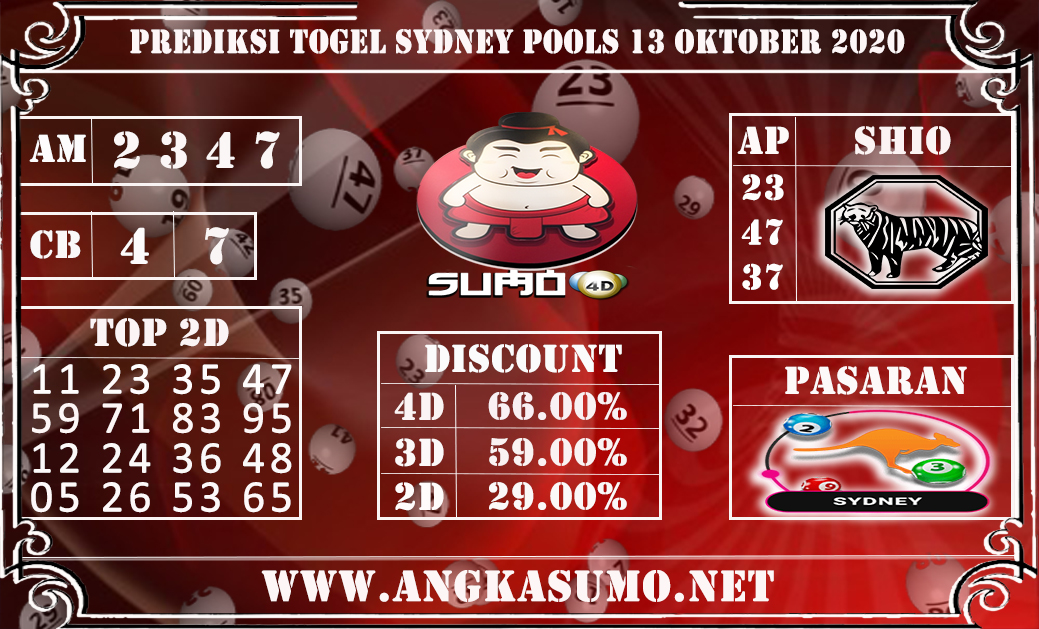 Togel Net Sidney
, Prediksi Togel Sydney Pools 13 Oktober 2020