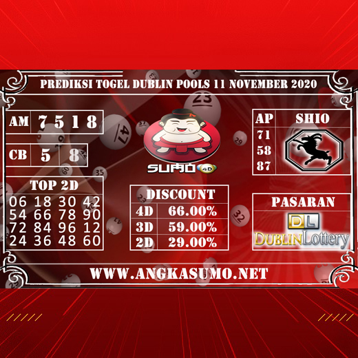 PREDIKSI TOGEL DUBLIN POOLS 11 NOVEMBER 2020