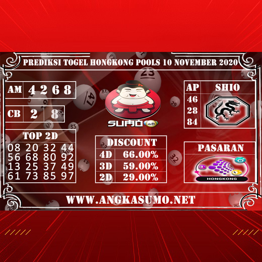 PREDIKSI TOGEL HONGKONG POOLS 10 NOVEMBER 2020