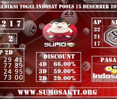 PREDIKSI TOGEL INDOSAT POOLS 15 DESEMBER 2020