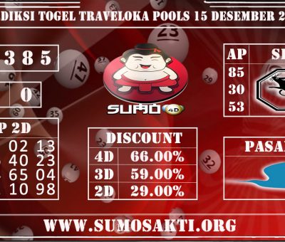 PREDIKSI TOGEL TRAVELOKA POOLS 15 DESEMBER 2020