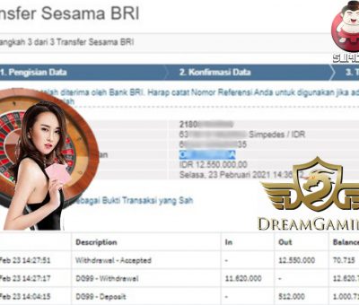 BUKTI JACKPOT LIVE CASINO Rp 12.550.000 MEMBER SUMO4D