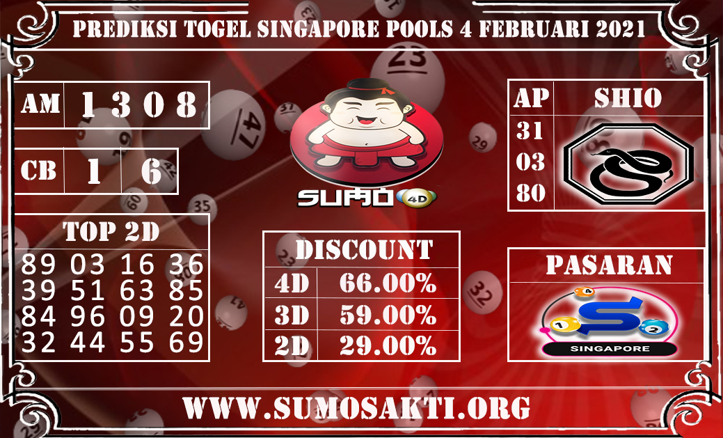 Togel Singapore Hari Ini 2019 Prediksi Singapura
, Prediksi Togel Singapore Pools 4 Februari 2021