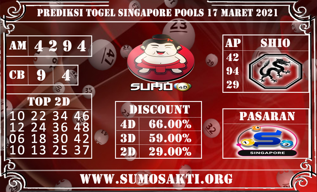 PREDIKSI TOGEL SINGAPORE POOLS 17 MARET 2021