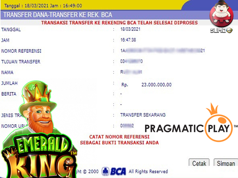 BUKTI JACKPOT SLOT GAMES Rp 23.000.000 MEMBER SUMO4D