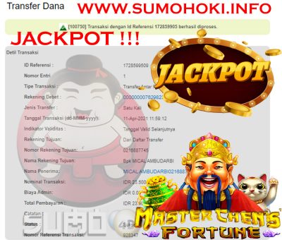 BUKTI JACKPOT SLOT GAMES Rp 23.500.000 MEMBER SUMO4D