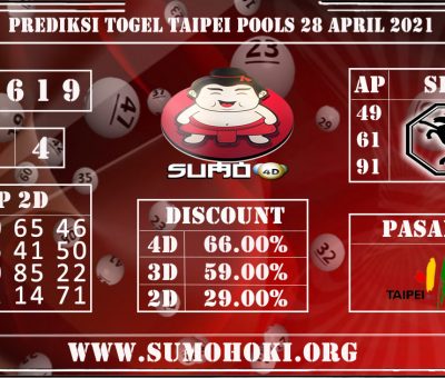 PREDIKSI TOGEL TAIPEI POOLS 28 APRIL 2021