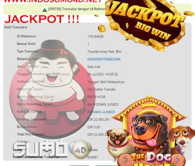 BUKTI JACKPOT SLOT GAMES Rp 23.550.361 MEMBER SUMO4D