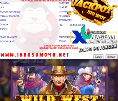 BUKTI JACKPOT SLOT GAMES Rp 28.150.000 MEMBER SUMO4D