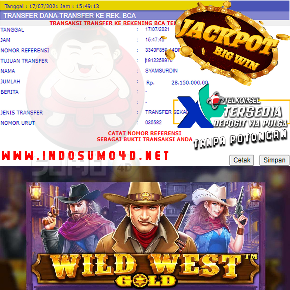 BUKTI JACKPOT SLOT GAMES Rp 28.150.000 MEMBER SUMO4D