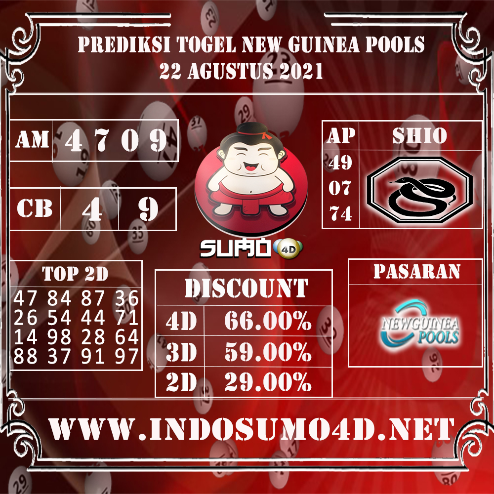 PREDIKSI TOGEL NEW GUINEA POOLS 22 AGUSTUS 2021