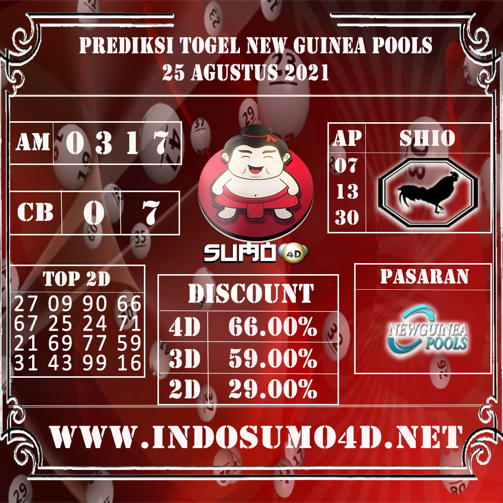 PREDIKSI TOGEL NEW GUINEA POOLS 25 AGUSTUS 2021