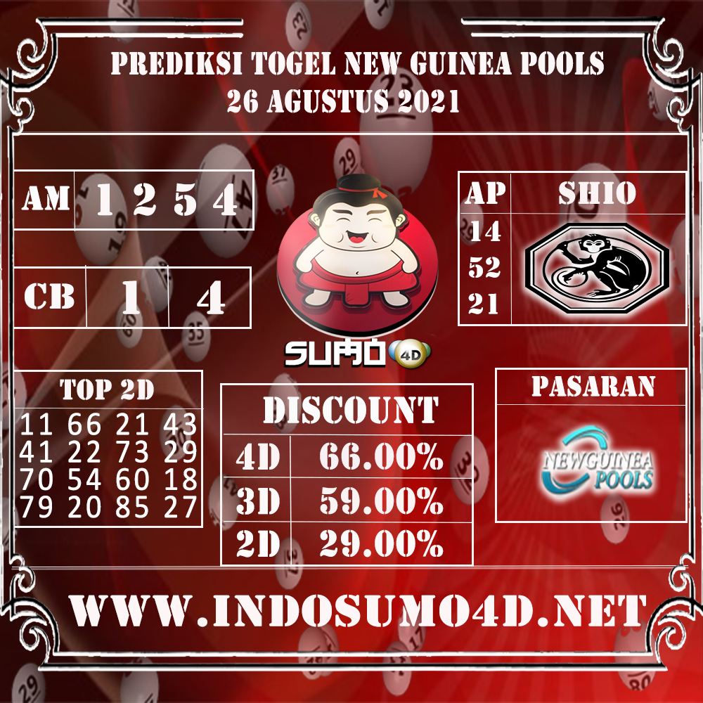 PREDIKSI TOGEL NEW GUINEA POOLS 26 AGUSTUS 2021