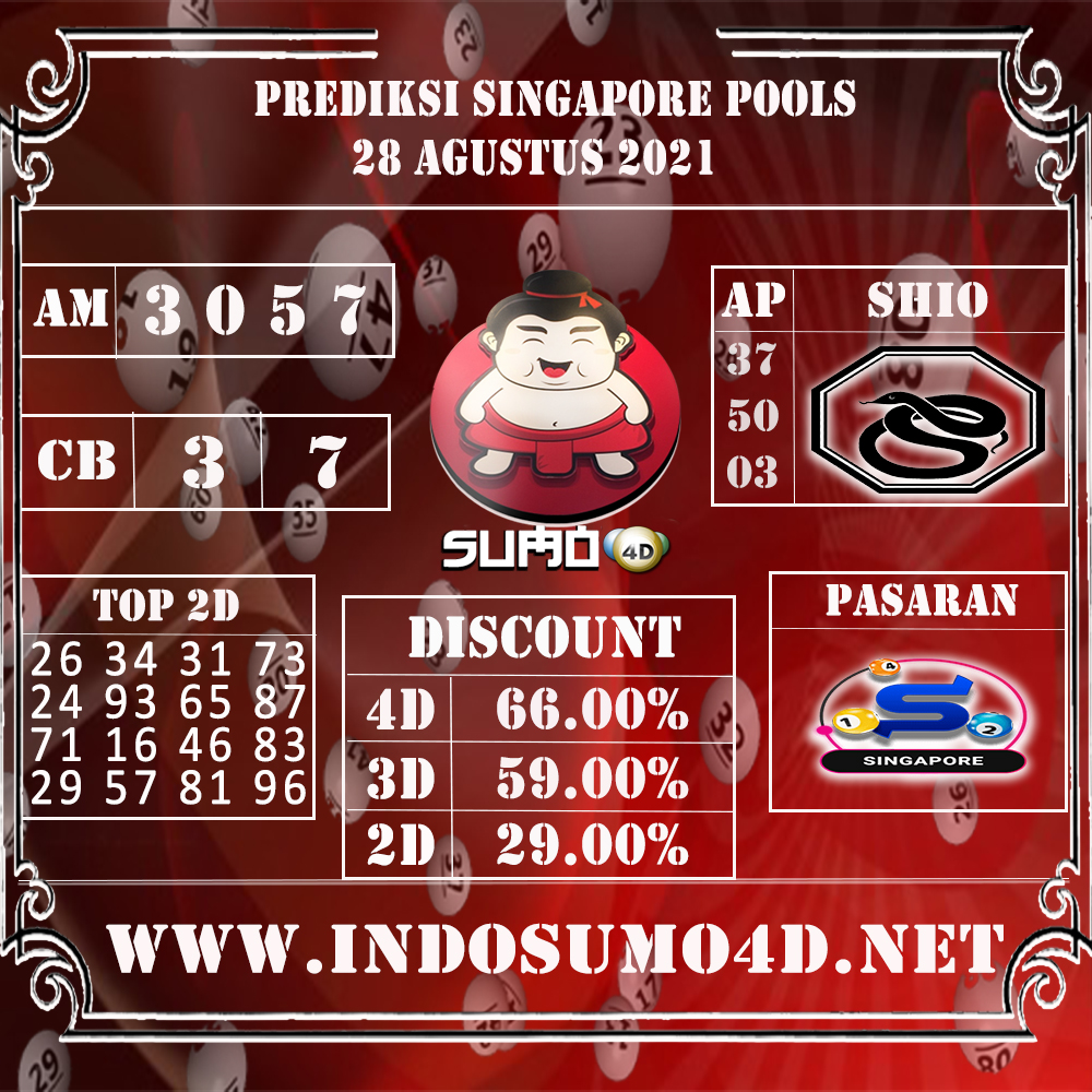 PREDIKSI TOGEL SINGAPORE POOLS 28 AGUSTUS 2021