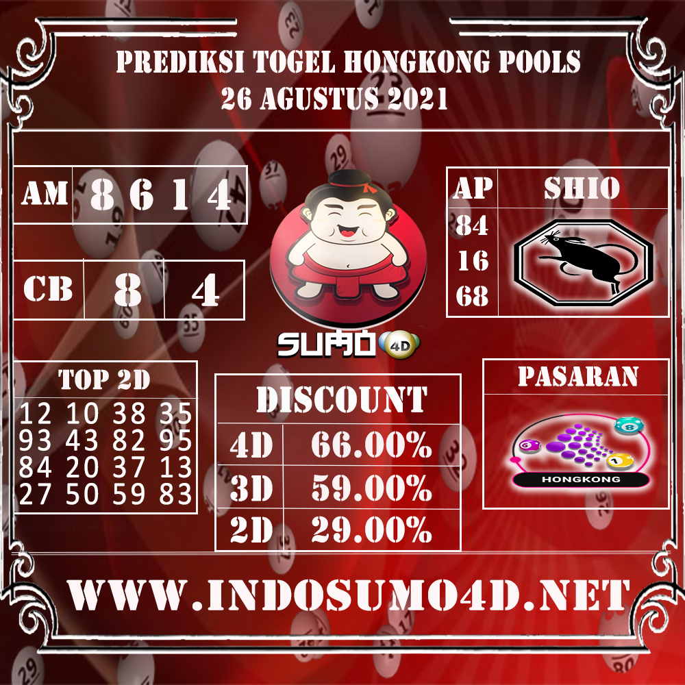 PREDIKSI TOGEL HONGKONG POOLS 26 AGUSTUS 2021