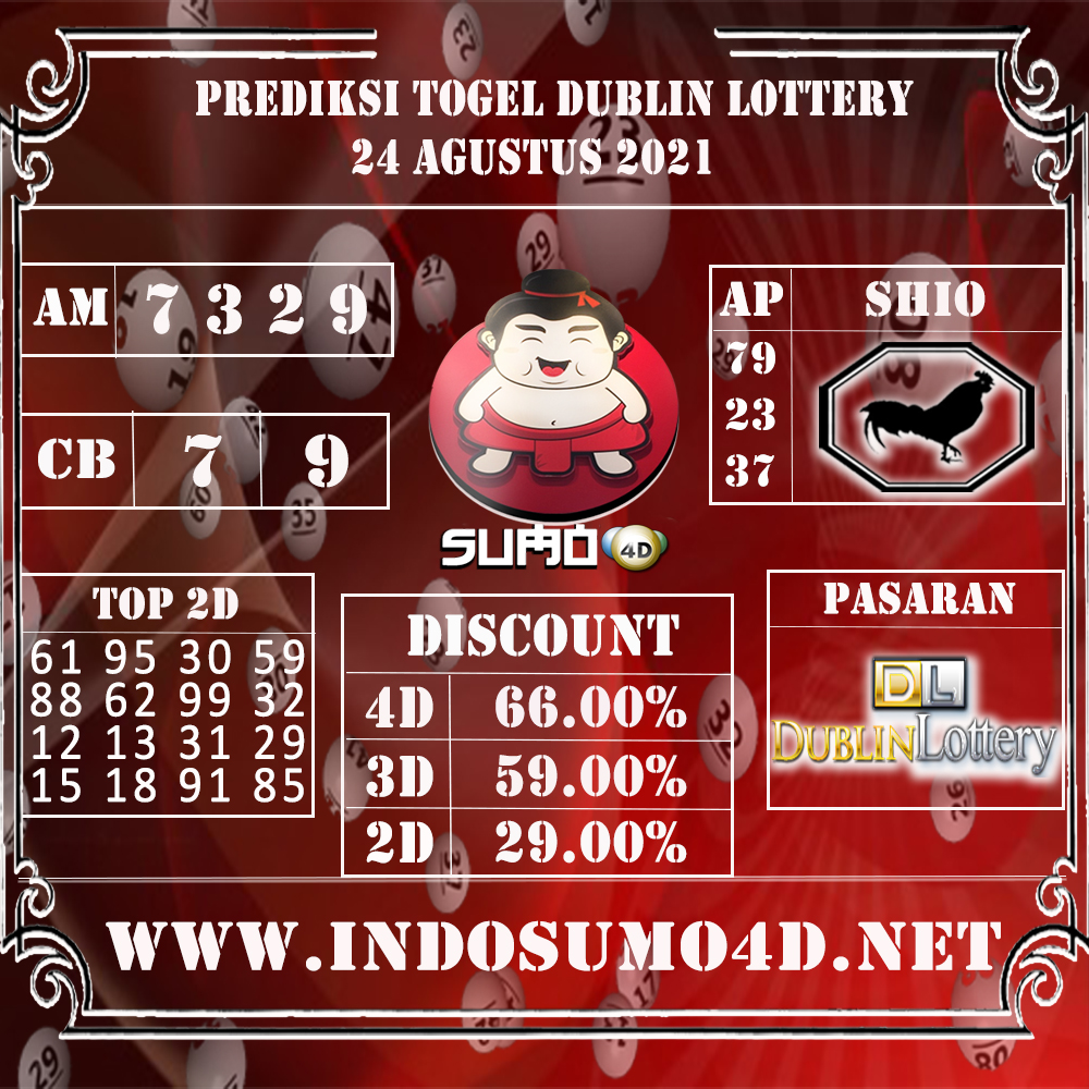 PREDIKSI TOGEL DUBLIN LOTTERY 24 AGUSTUS 2021