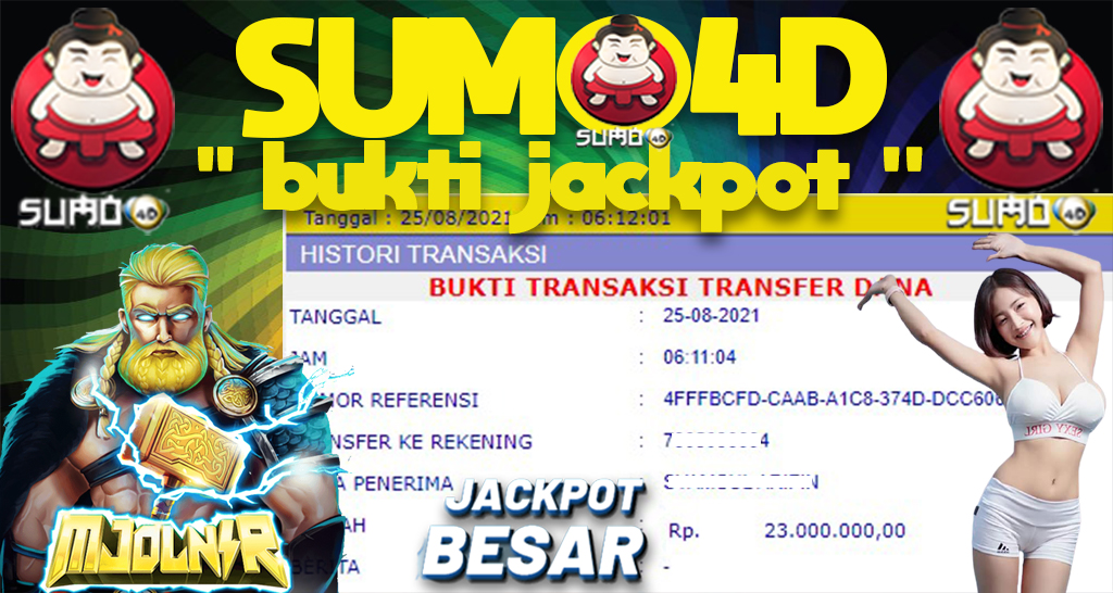 BUKTI JP DI MJOLNIR JDB SLOTGAME SUMO4D