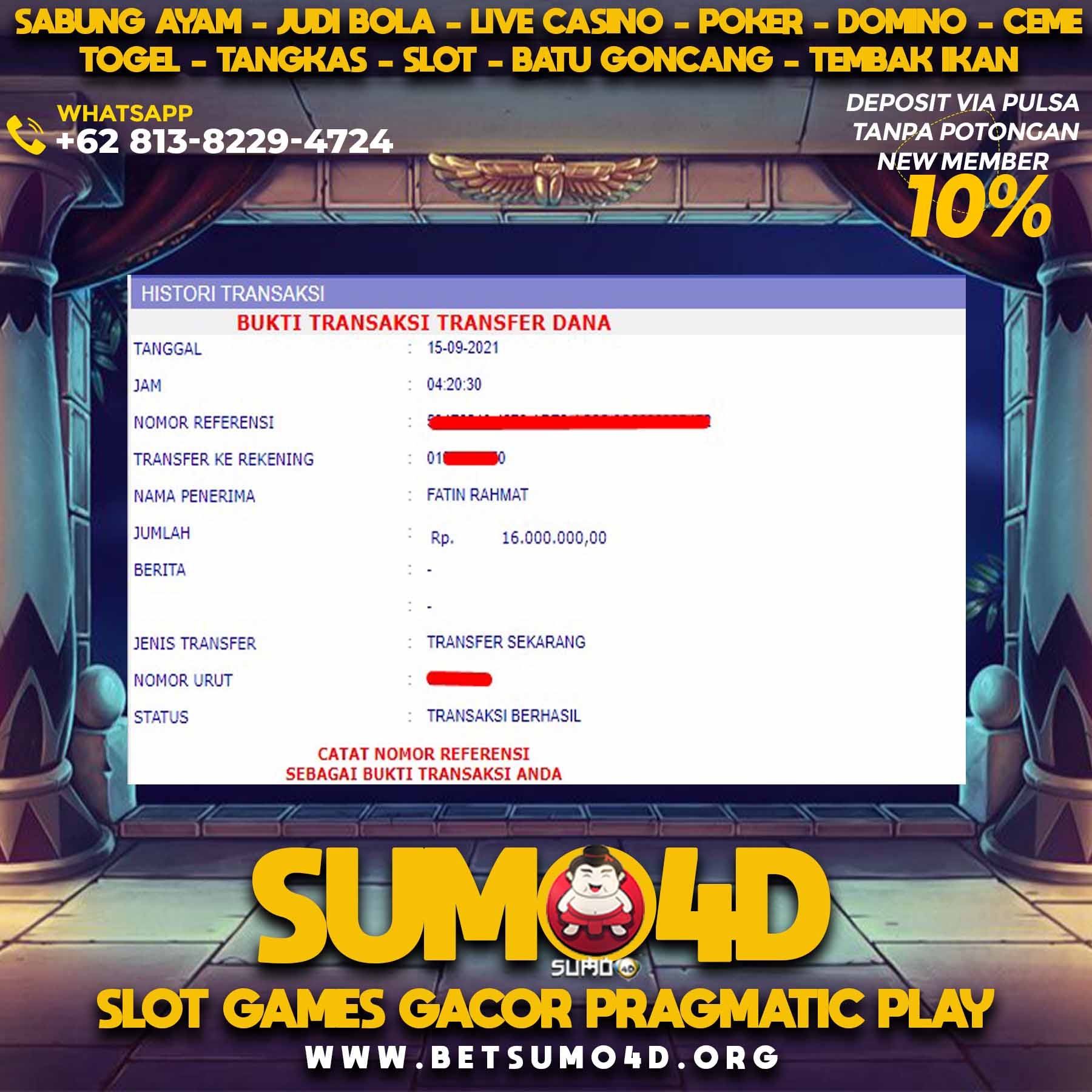 KEMENANGAN DI GAMES PRAGMATIC