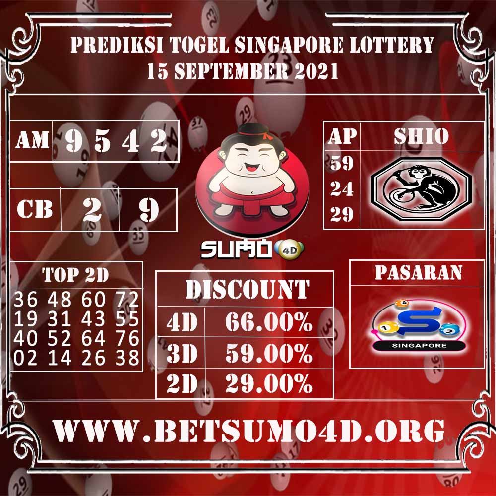 PREDIKSI TOGEL SINGAPORE POOLS 15 SEPTEMBER 2021