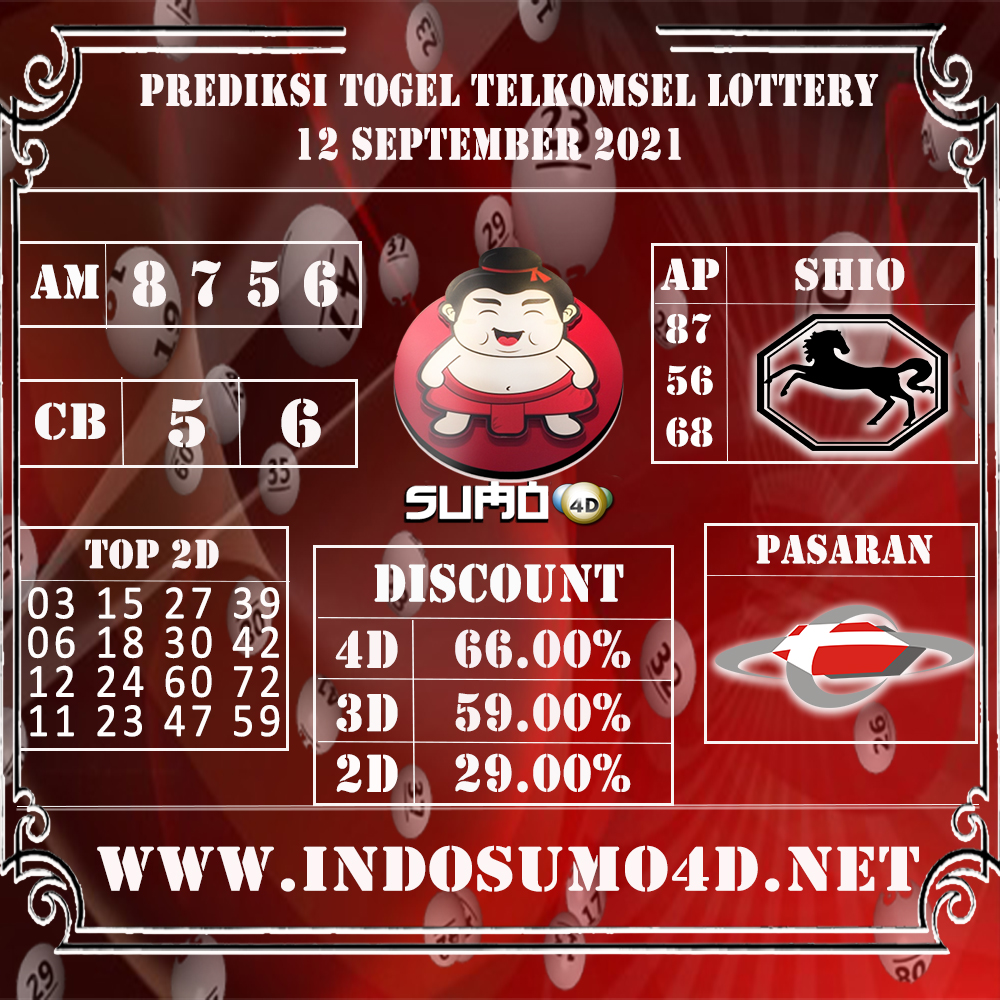 PREDIKSI TOGEL TELKOMSEL POOLS 12 SEPTEMBER 2021