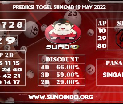 PREDIKSI TOGEL SINGAPORE POOLS 19 MAY 2022