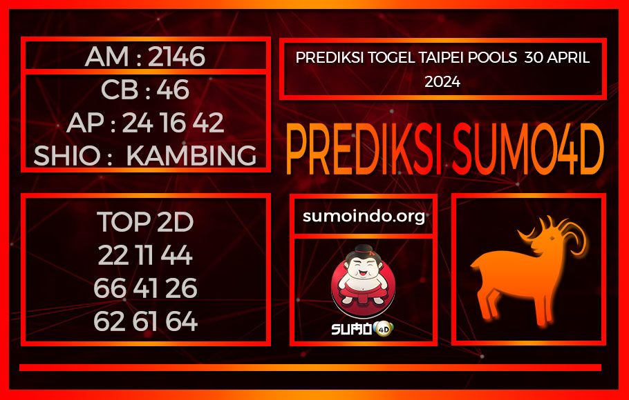 PREDIKSI TOGEL TAIPEI POOLS 30APRIL2024