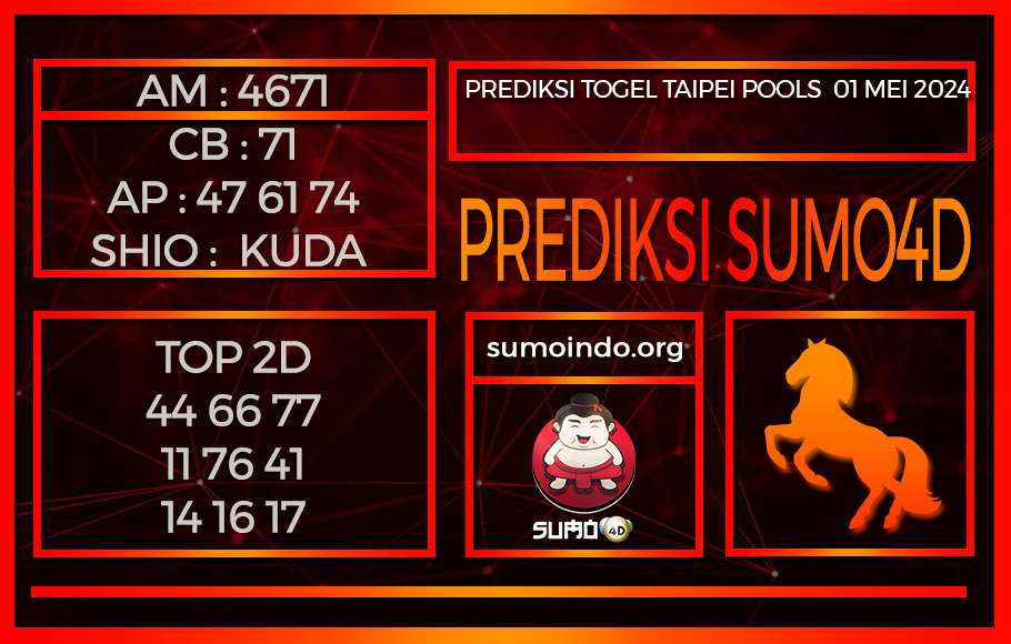 PREDIKSI TOGEL TAIPEI POOLS 01MEI2024