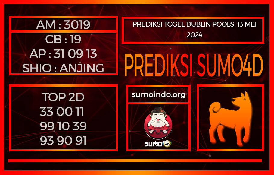 PREDIKSI TOGEL DUBLIN POOLS 13MEI2024